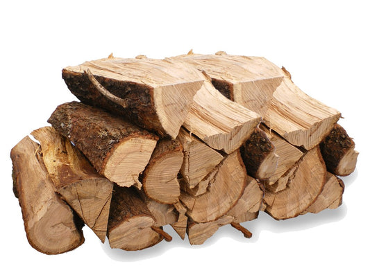 Hartholz-Mix auf Palette gestapelt / 28–33 cm