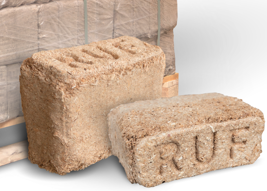 RUF Weichholzbriketts – 960 kg Palette